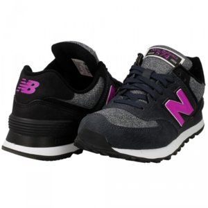 New Balance WL574WTB Classic Grey and Pink Sz 10
